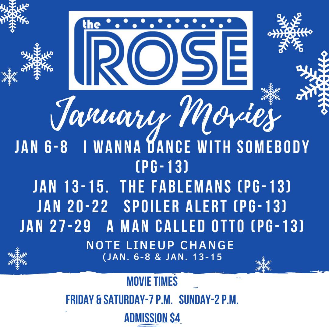 Rose January Movies Audubon County